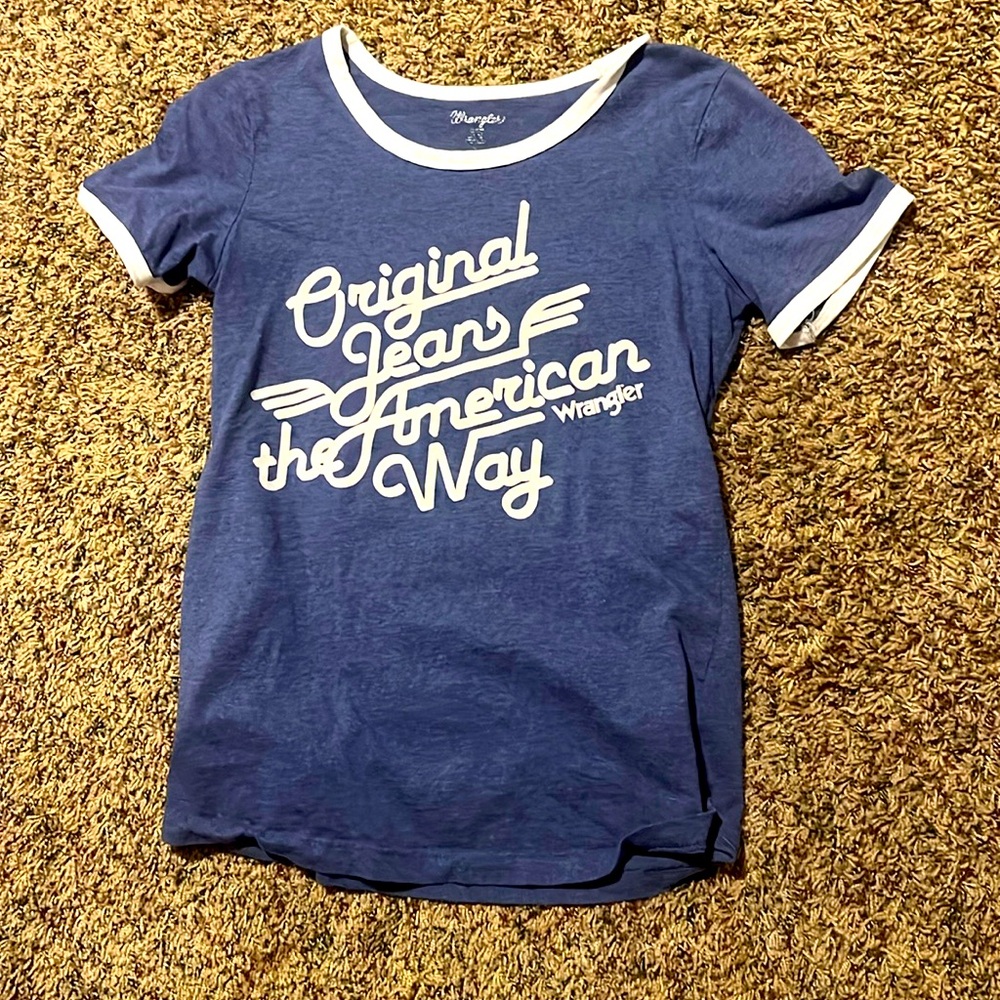 Navy Blue women'ss Wrangler tee